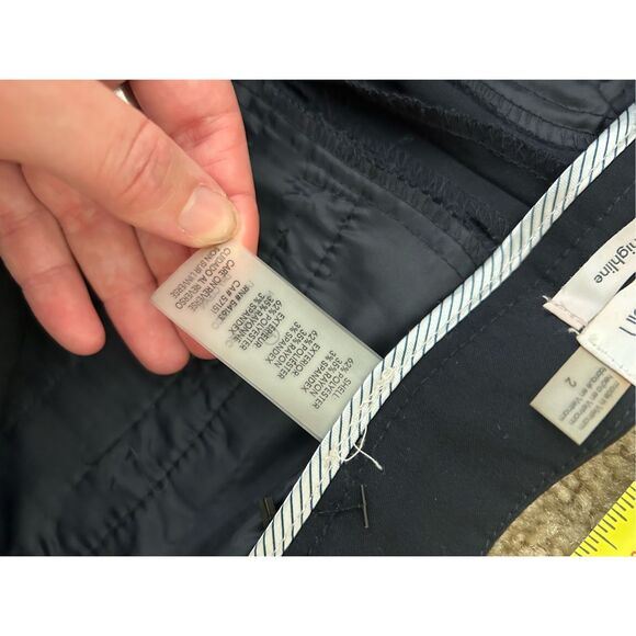 Calvin Klein Highline Navy Blue Ankle-Length Dress Pants, Size 2, MSRP $69 - Picture 4 of 7